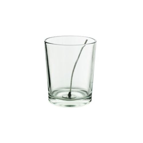 Glas-Kerzenhalter klar inkl. Docht, 60 ml, 1 Stk