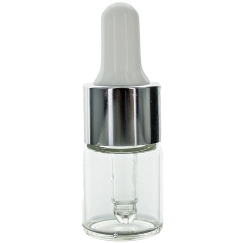 Glasfläschchen mit Pipette, klar, 5 ml