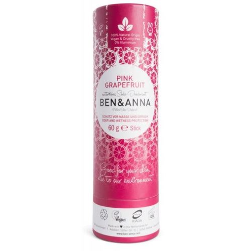 Festes natürliches Deodorant Ben & Anna, Pink Grapefruit, 40 g