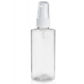 Klare Glasflasche mit Sprühkopf, 125 ml