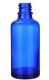 Glasfläschchen ohne Verschluss, blau, 50 ml, 1 Stk