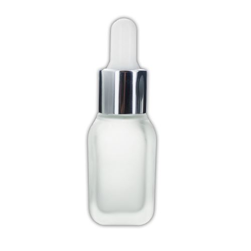 Glasfläschchen mit Pipette transparent, 15 ml