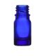 Glasflasche ohne Verschluss blau, 5 ml, 1 Stk