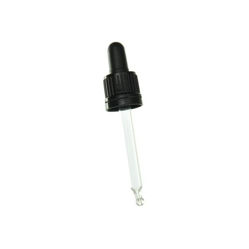 Schnappringdeckel mit schwarzer Pipette für 30 ml Fläschchen